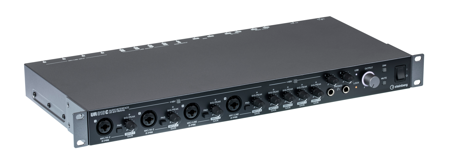 Steinberg UR816C 現行品オーディオインターフェース 本体電源のみ