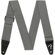 Fender Modern TWEED White Black diržas gitarai