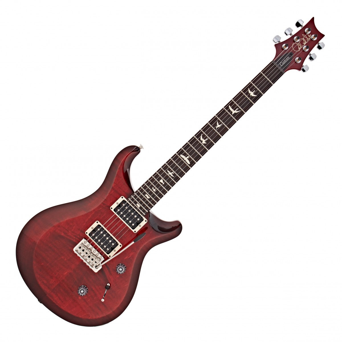 Paul Reed Smith S2 Custom 24 Fire Red Burst Made in the USA w-gig bag