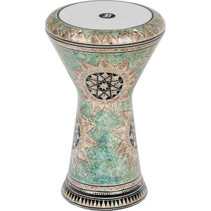 MEINL AEED4 9 inch DOUMBEK WHITE PEARL MOSAIK QUEEN būgnelis