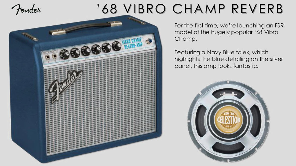 Fender 68 Custom Vibro Champ Reverb LTD Tube Amplifier