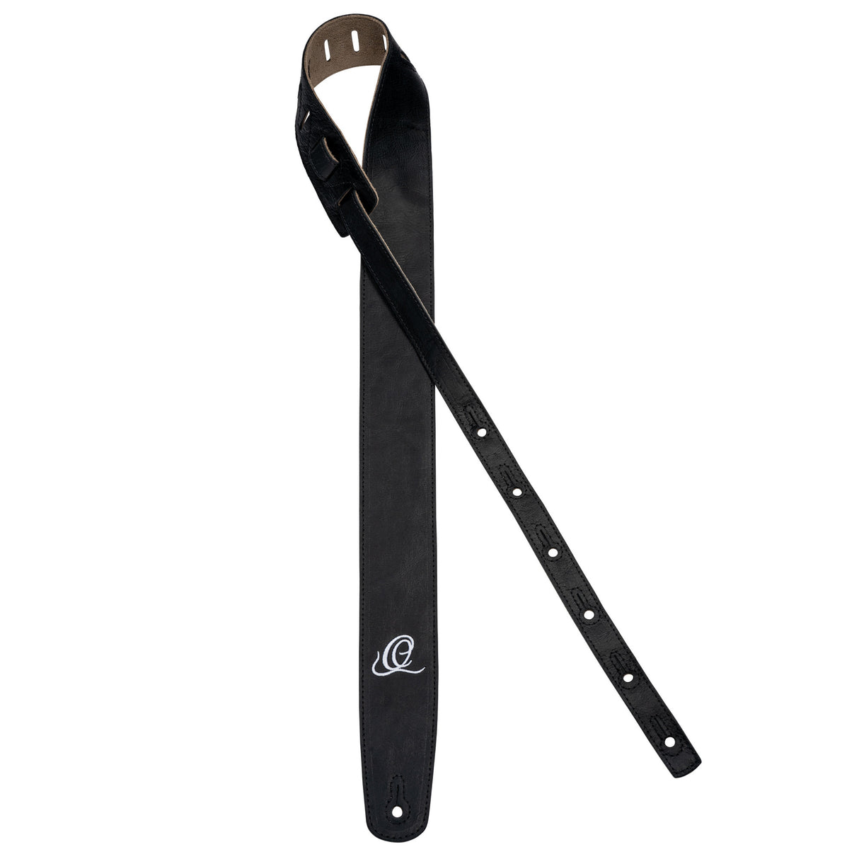 Ortega OSSU-10 Suede-Leather Guitar-Strap - Ash diržas gitarai