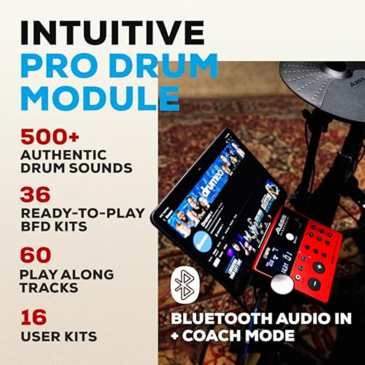 Alesis Nitro Pro Electric Drum Set elektroninių būgnų komplektas