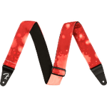 Fender Tie Dye Acid Wash Strap Red diržas gitarai
