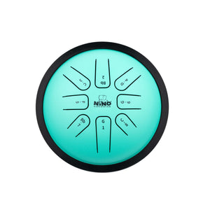 Meinl NINO982 Percussion Steel Tongue Drum - Mint Green būgnas