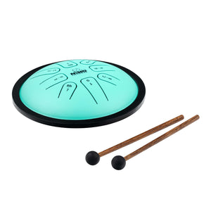 Meinl NINO982 Percussion Steel Tongue Drum - Mint Green būgnas