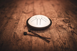 MEINL NINO980WH Percussion Mini Melody Steel Tongue Drum - 6 būgnas