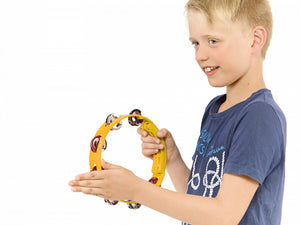 MEINL NINO49Y Compact ABS Tambourine Yellow tambūrinas