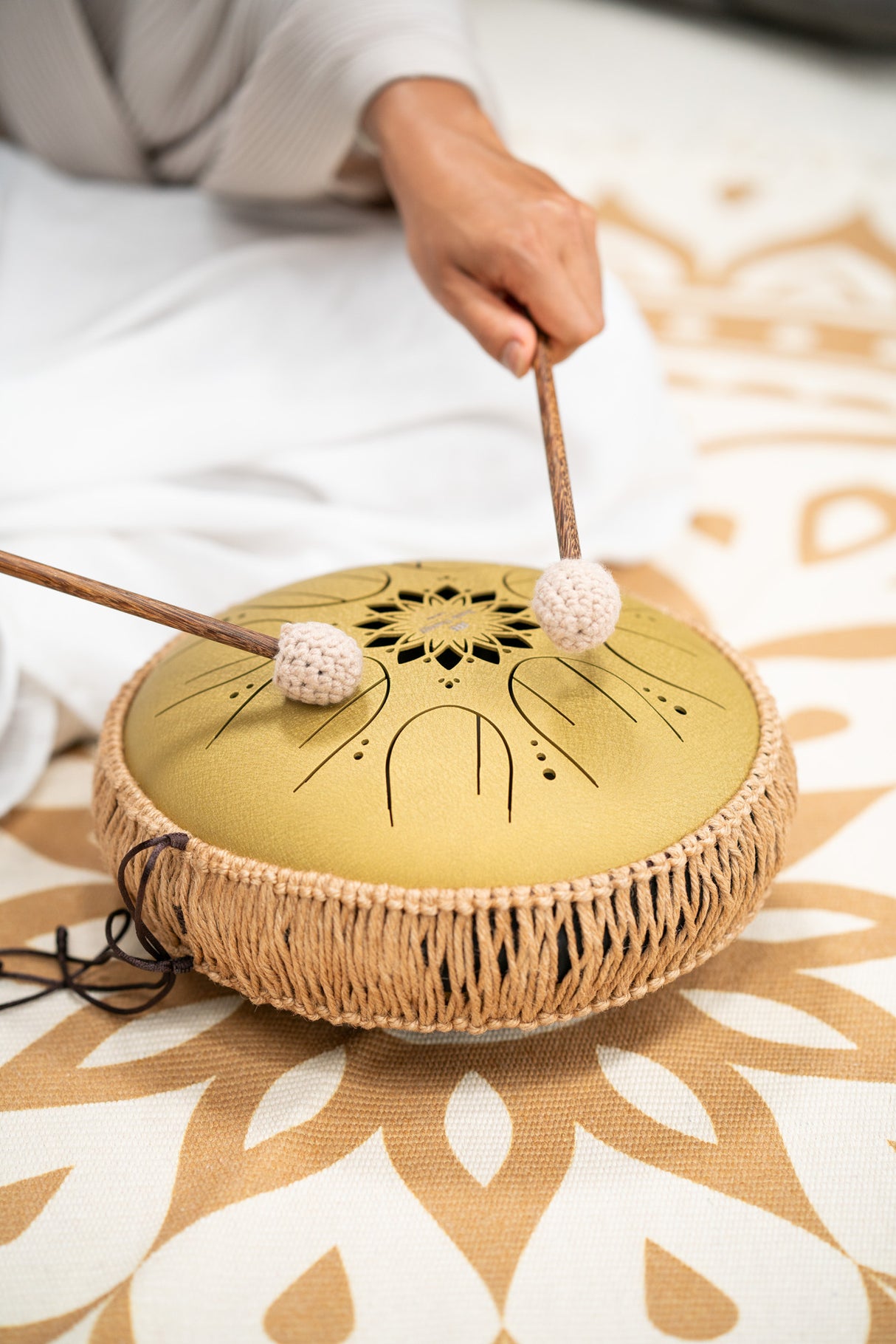 MEINL Sonic Energy MOSTD3G Meinl Sonic Energy 10  Medium Octave Steel Tongue Drum C Major