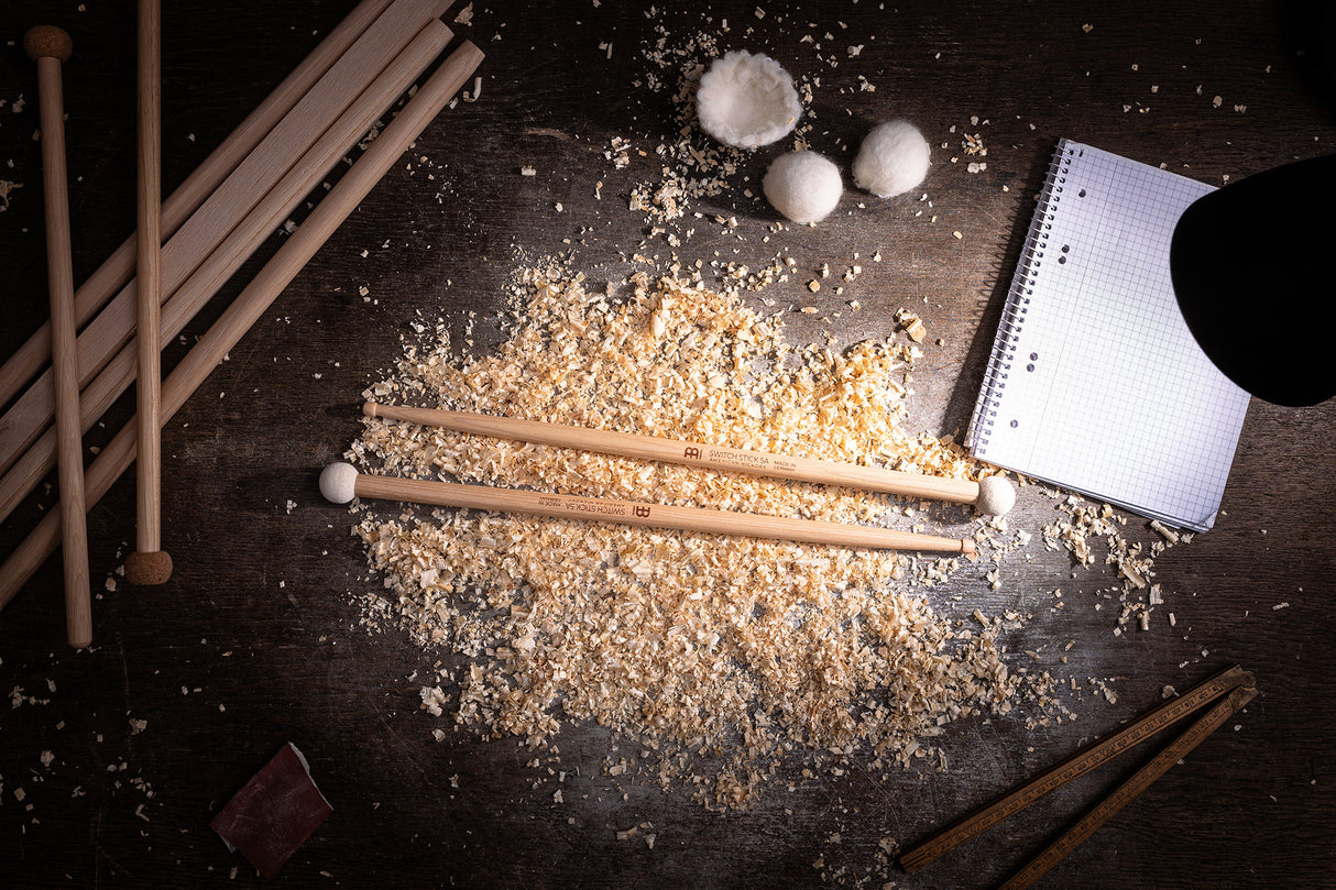 Meinl SB120 MEINL Stick Brush - Alternative Switch Stick 5A lazdelės