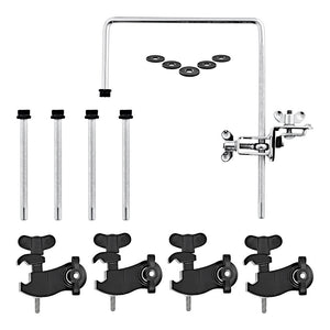 MEINL MPMDS Percussion Microphone Clamp Drum Set - Bundle perkusijos laikiklių rinkinys