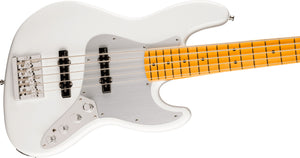 American Ultra Jazz Bass V Maple Fingerboard Arctic Pearl bosinė gitara