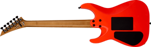 Jackson American Series Virtuoso Streaked Ebony FB Rocket Red Made in USA