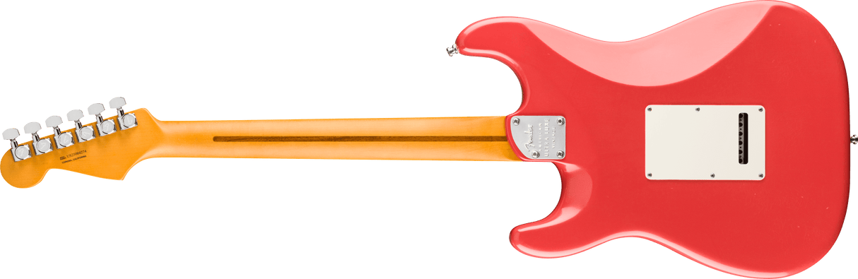 Fender American Ultra Luxe 60s Stratocaster HSS Rosewood Fingerboard Fiesta Red elektrinė gitara