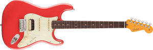 Fender American Ultra Luxe 60s Stratocaster HSS Rosewood Fingerboard Fiesta Red elektrinė gitara