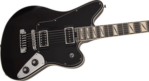 Jackson Pro Series Signature Lee Malia LM-87 Amaranth Fingerboard Open Pore Black elektrinė gitara