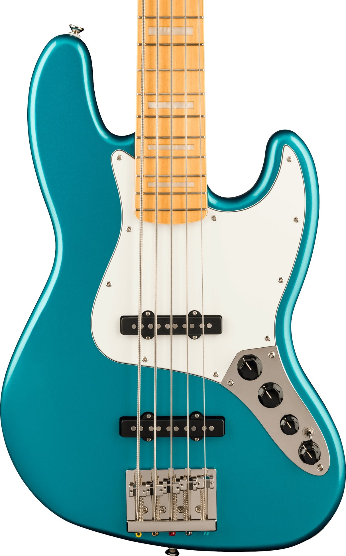 Squier Classic Vibe Active 70s Jazz Bass Maple Fingerboard Parchment Pickguard Ocean Turquoise