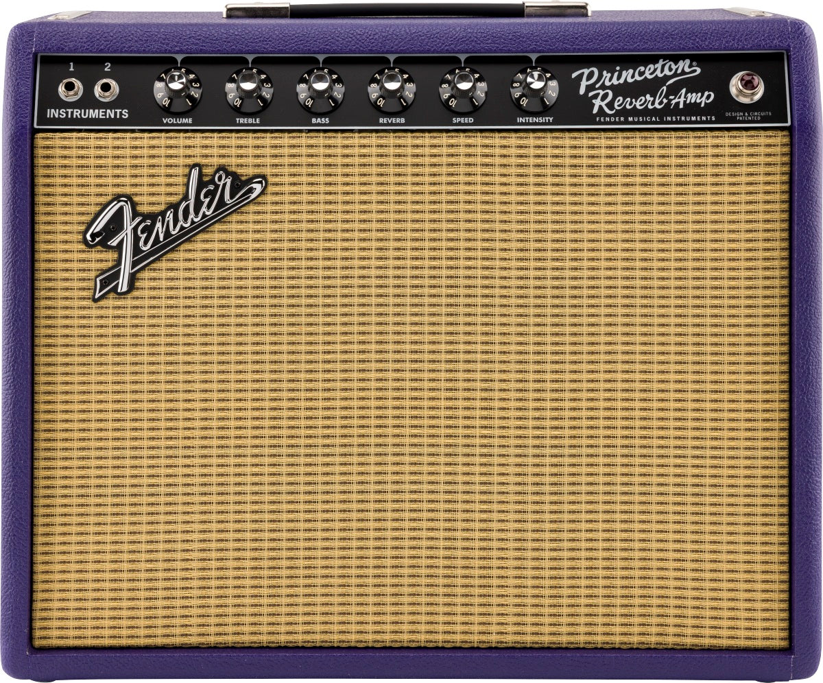 Fender Limited Edition 65 Princeton Reverb 1×12 Greenback - Plum Wheat Grille