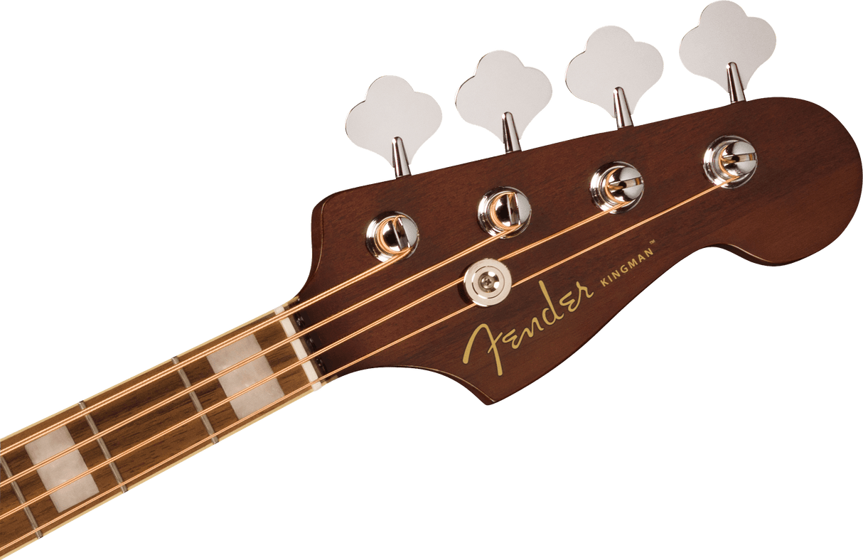 Fender Kingman Bass  Black Pickguard Shaded Edge Burst Acoustic Bass Guitar