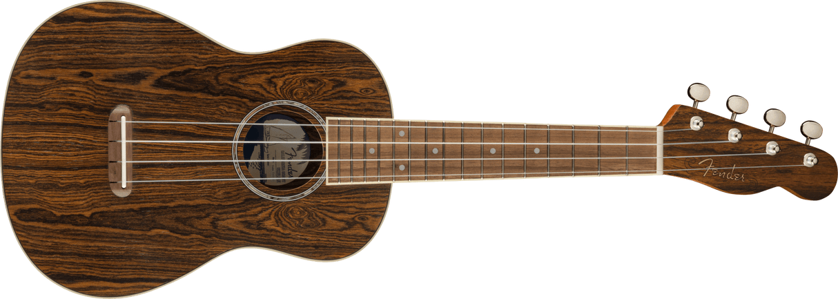 Fender Zuma Exotic Concert Ukulele Walnut Fingerboard Bocote