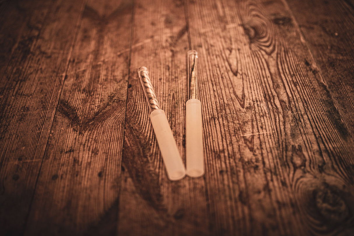 Meinl Sonic Energy CSBRHM Energy Half-coated Crystal Silicone Rod - Medium