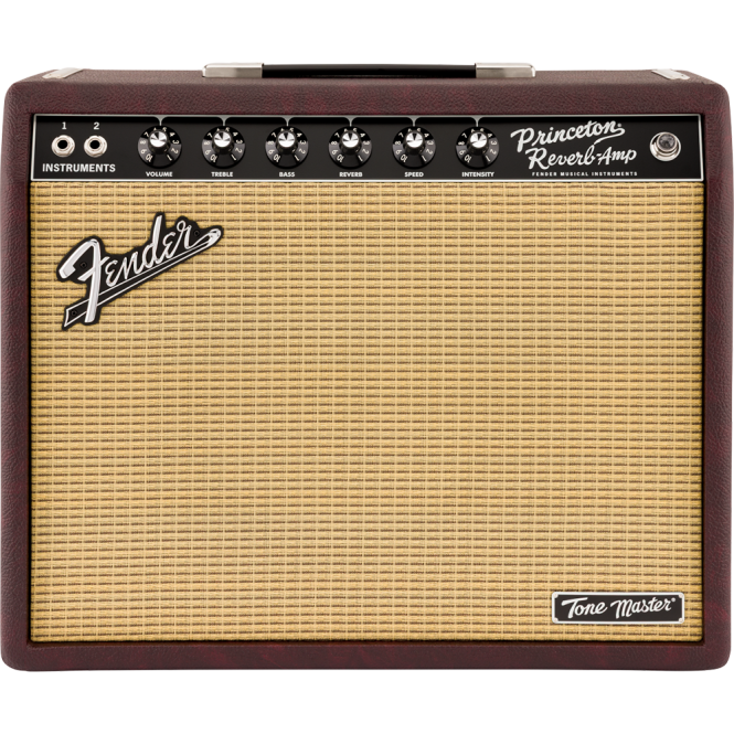 FENDER TONE MASTER PRINCETON REVERB WINE MODELLING GUITAR AMP COMBO stiprintuvas elektrinei gitarai