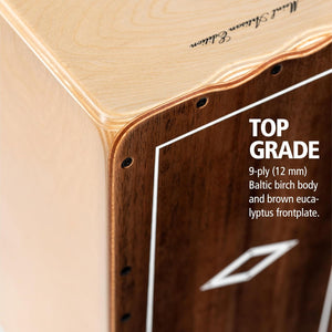 MEINL AE-MILBE Artisan Edition String Cajon Minera Line Brown Eucalyptus