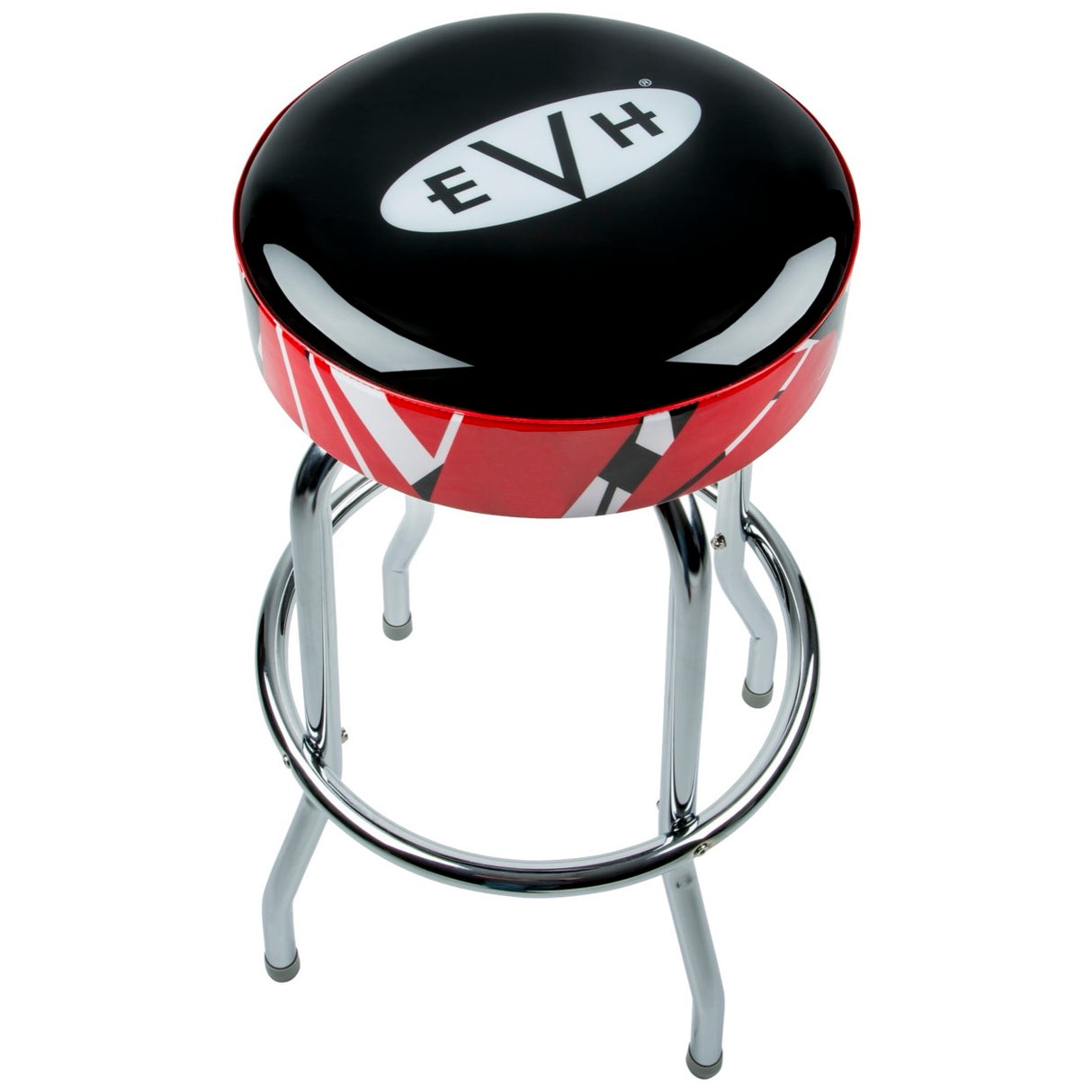 EVH Logo Barstool with Striped Trim 30
