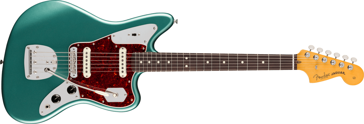 Fender American Pro Classic Jaguar Rosewood Fingerboard Faded Sherwood Green Metallic