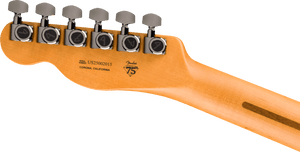 Fender 75th Anniversary American Ultra II Telecaster Ebony Fingerboard Liquid Gold elektrinė gitara