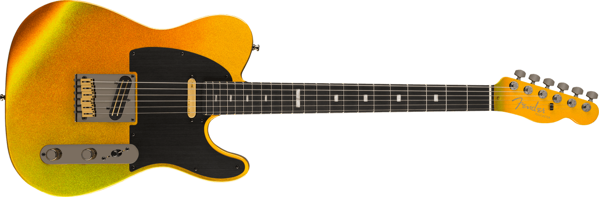 Fender 75th Anniversary American Ultra II Telecaster Ebony Fingerboard Liquid Gold elektrinė gitara