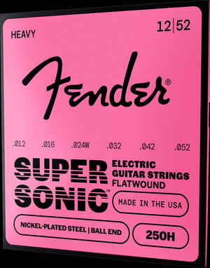 Fender Supersonic 50H Stainless Flatwound ball end 12-52 stygos elektrinei gitarai