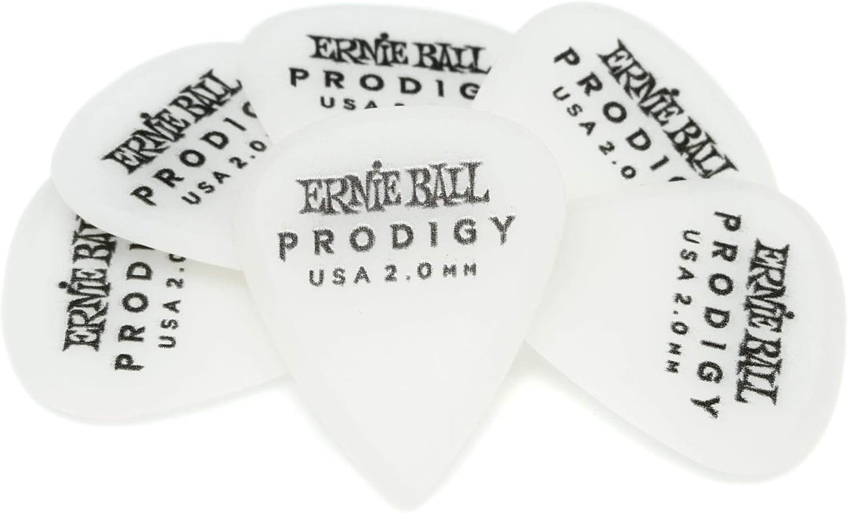 Ernie Ball 9202 White Standard Prodigy picks 6 pack mediatoriai