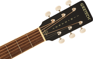 Gretsch Jim Dandy Dreadnought Walnut Fingerboard White Pickguard Deep Cherry Burst Guita