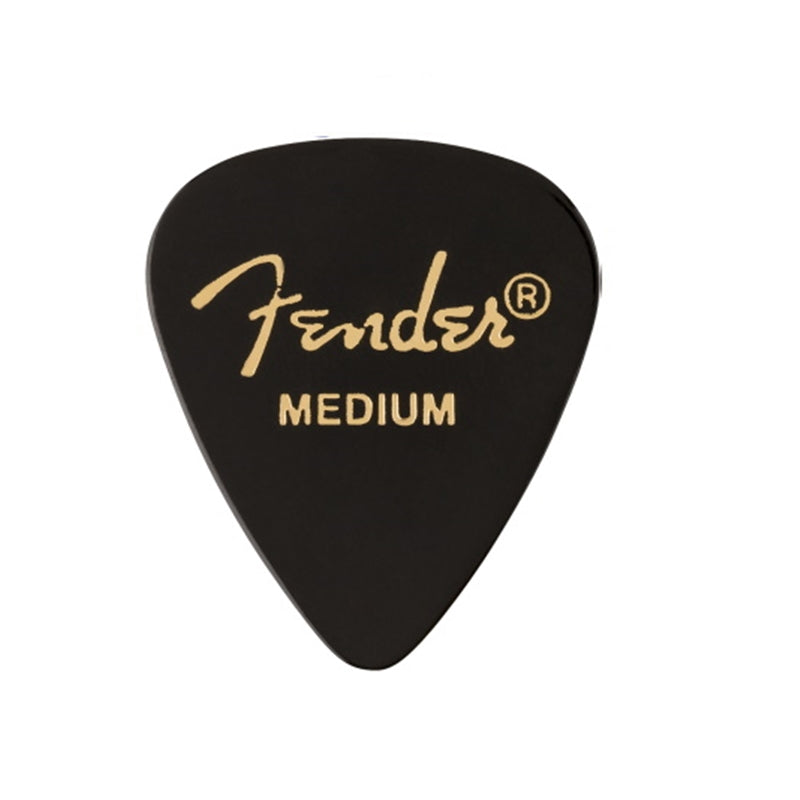 Fender 351 Black pick medium 12 vnt. pack mediatoriai