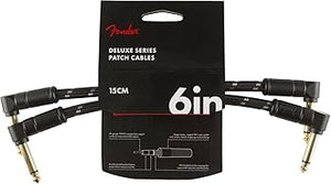 Fender Deluxe 6  Black Tweed Angled Jack Patch laidai 2 vnt gitarai