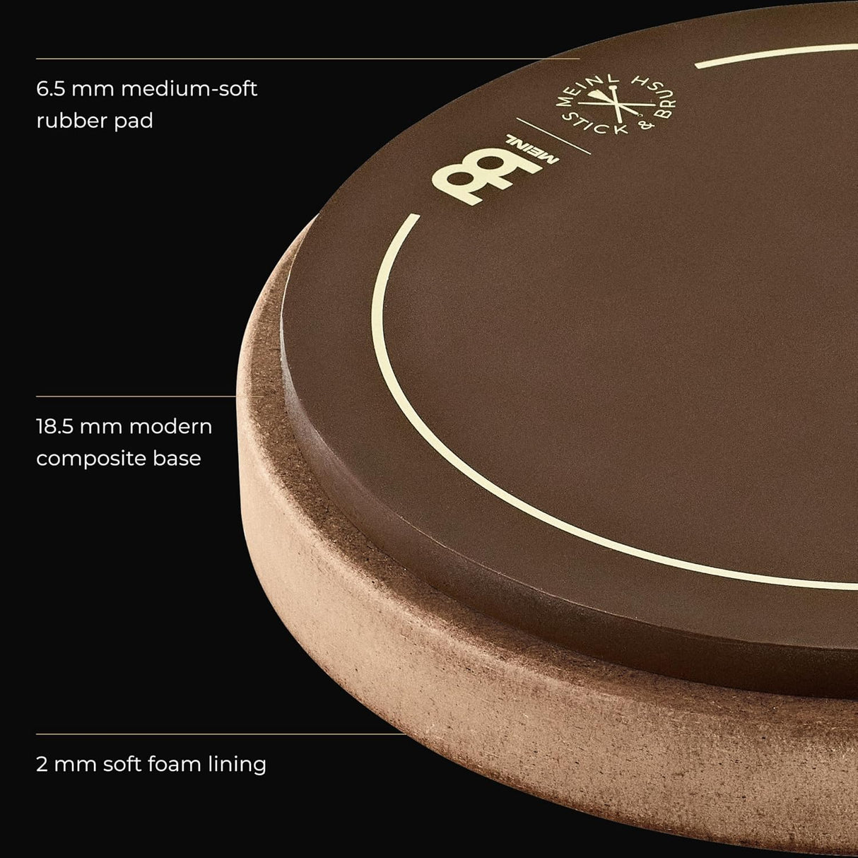 Meinl SB508 Practice Pad treniruoklis