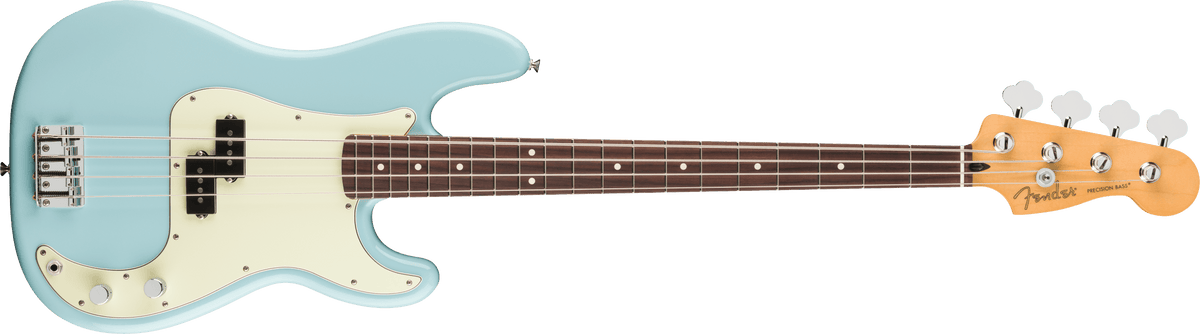 Fender 75th Anniversary Player II Precision Bass Rosewood Fingerboard Daphne Blue bosinė gitara