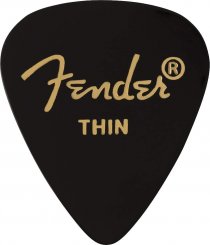 Fender 351 Black pick thin mediatorius