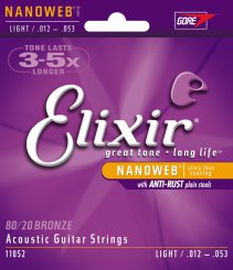 Elixir 11052 Light stygos akustinei gitarai