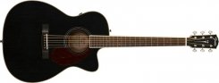 Fender PM-3CE Triple-O Mahogany Black Top elektro-akustinė gitara