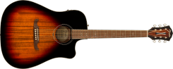 Fender FA-325CE DAO EXOTIC 3TS WN elektro-akustinė gitara