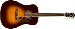 Fender PD-220E Dread 3TVS W case elektro-akustinė gitara