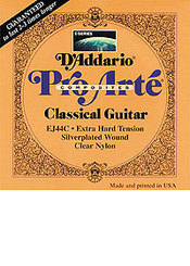 D`addario EJ46 stygos klasikinei gitarai