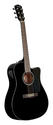 Fender CD-60SCE BLK elektro-akustinė gitara