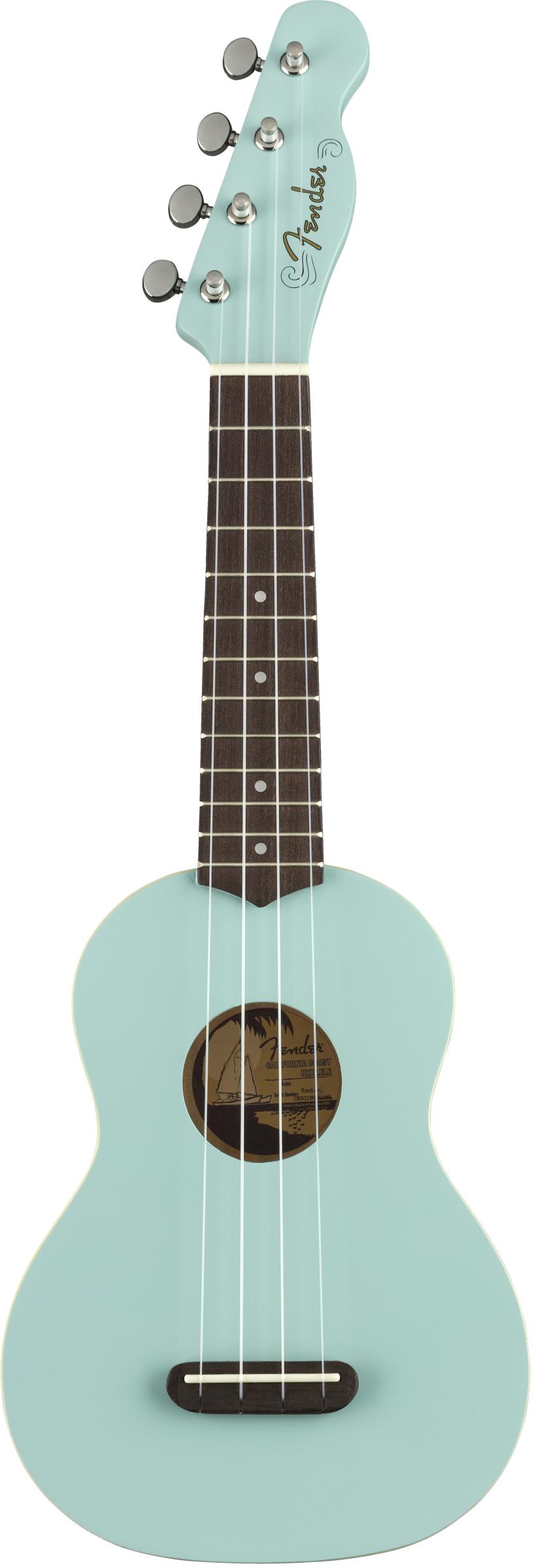 Fender Venice Soprano Ukulele Daphne Blue