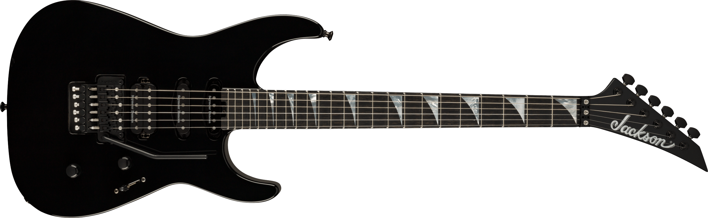 Jackson American Series Soloist SL3 Ebony Fingerboard Gloss Black elektrinė gitara Made in USA